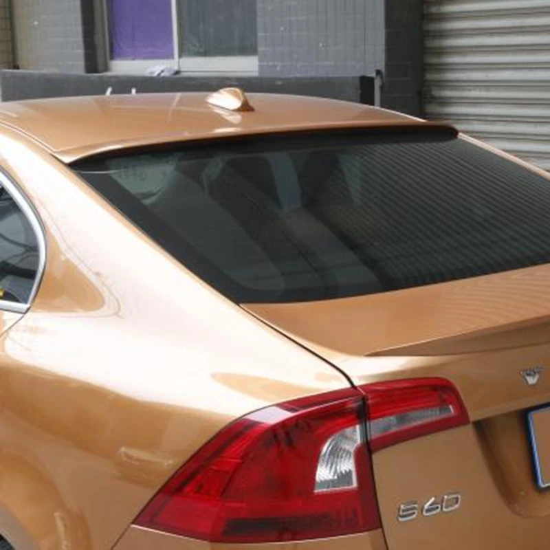 Высококачественный спойлер для volvo s60 2011 до 2017 крыла заднего багажника с помощью