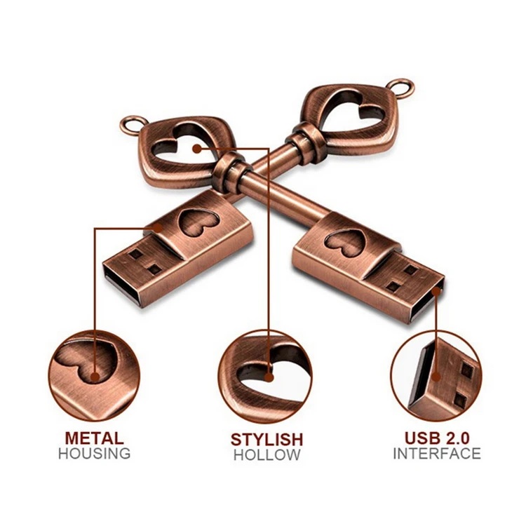Usb флеш накопитель в форме сердца 8 4 Гб|USB флэш-накопители| |