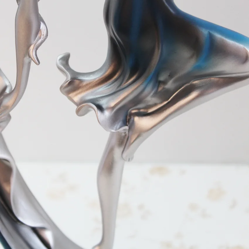 Изящная танцевальная Скульптура девушки из смолы 13 3 дюйма статуя балерины