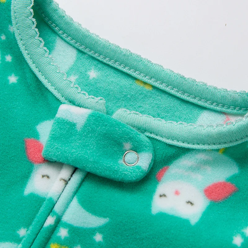 Baby clothes fleece baby jumpsuit newborn cartoon birds monkey girls boys overalls pajamas clothing outfits | Мать и ребенок