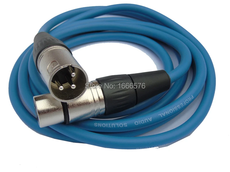 kl de Alta Qualidade Lote Macho Fêmea 3pin Mic Blindado Cabo Pack-mcb001 10 10ft Xlr