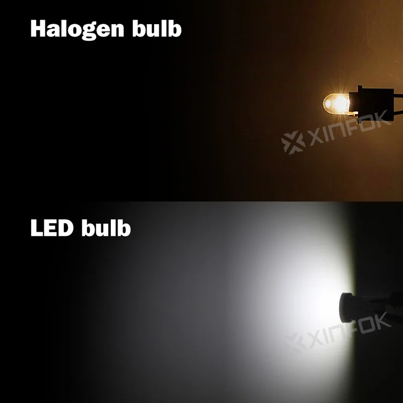 10 шт. T10 W5W Светодиодная лампа 2 SMD LED белый синий красный 194 168 5630 Автомобильный