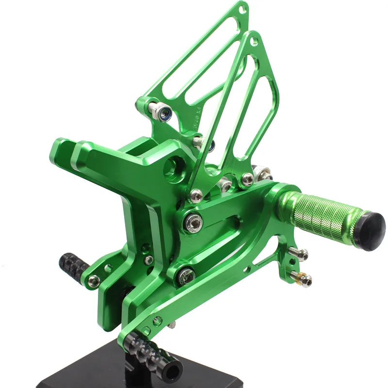 FX CNC Алюминий Регулируемые подножки для мотоцикла задний комплект ножная педаль