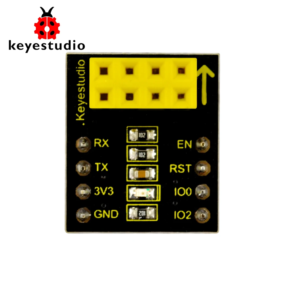 Keyestudio ESP 01S WI FI модульная адаптер плата для Arduino ESP8266 FI|Аксессуары демонстрационных