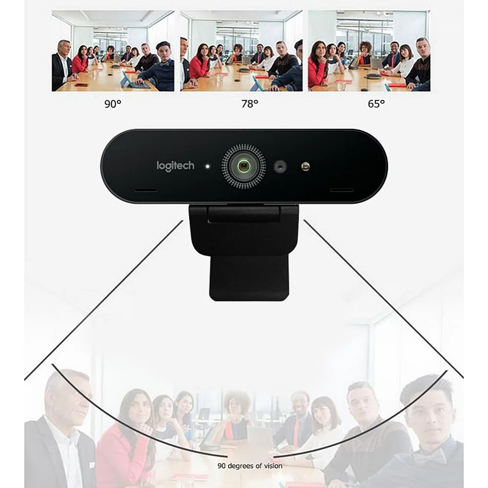 Веб-камера logitech BRIO C1000e 4K HD 1080P для потоковой записи видеоконференций для Windows/Mac OS/хромированной ОС