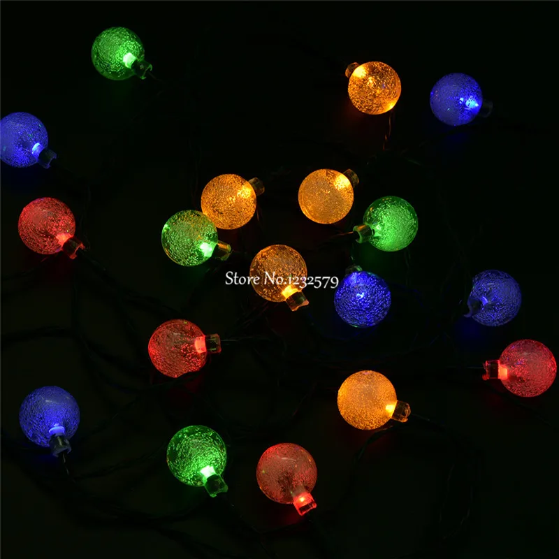 Светодиодная уличная гирлянда на солнечной батарее 5 м 20 светодисветодиодный|light