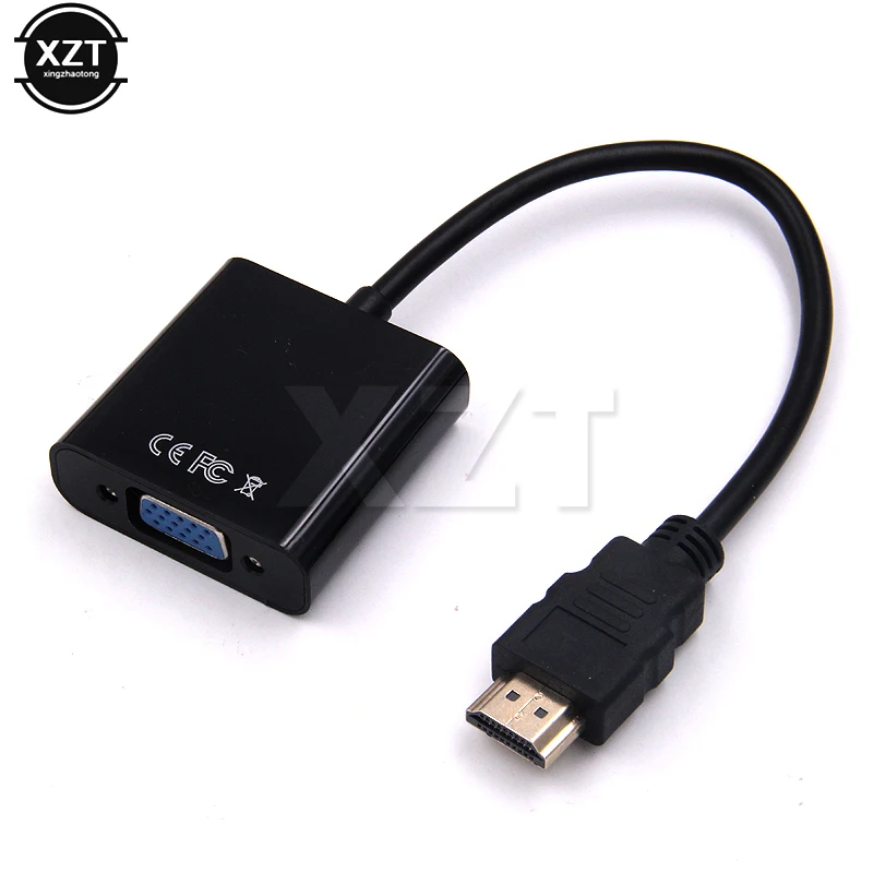 Для ПК HDTV дисплей проектор 1080P 3 в 1 для HDMI к VGA кабель конвертер адаптер аудио + мини