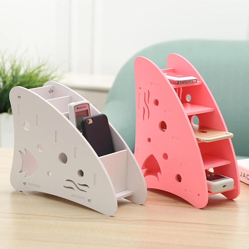 

Настольный ящик для хранения для гостиной, органайзер для всякой всячины, многофункциональный держатель для хранения косметики с дистанци...