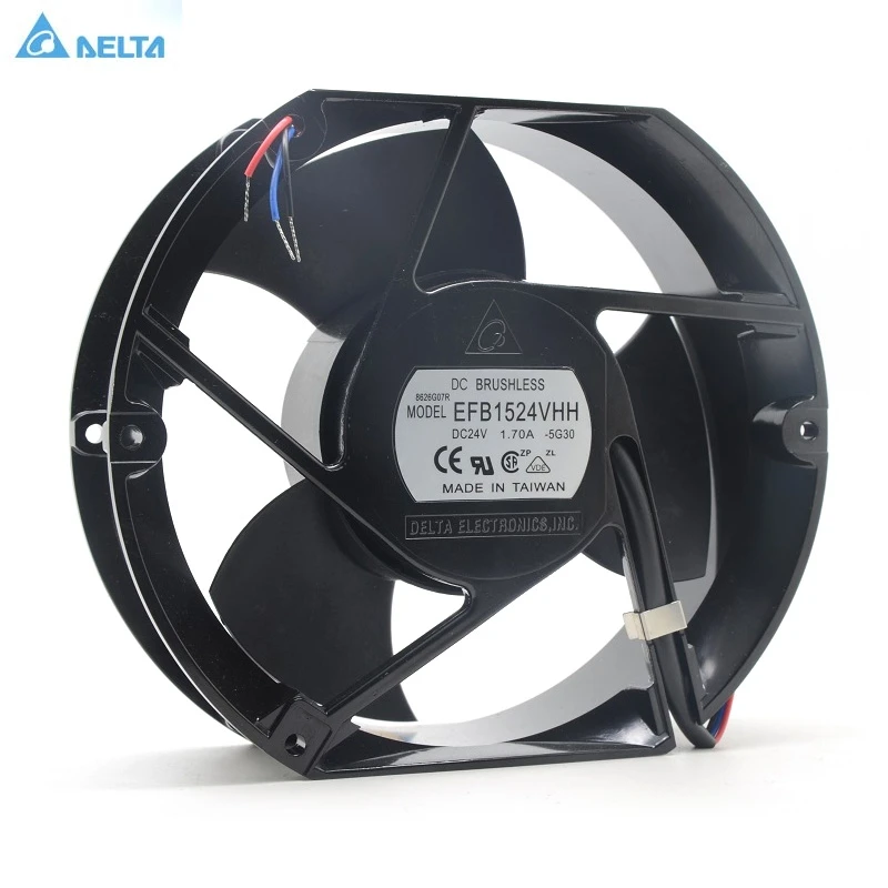 Для delta EFB1524VHH DC24V 1.7A 172*150*51 мм 17250 17 см высокоскоростной осевой вентилятор
