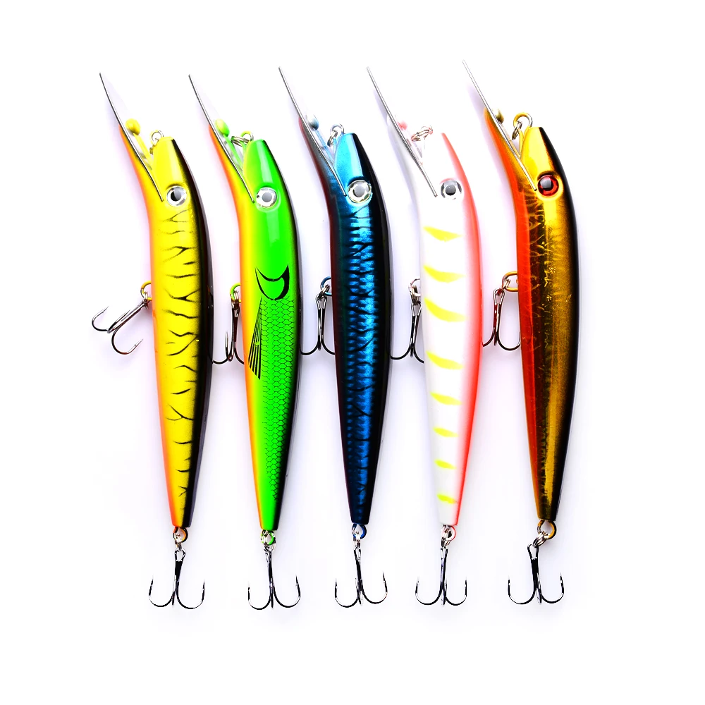 

1PC Design Tremendous Minnow Fishing Lures Exported to USA Fishing Tackle 20cm/47g Retail Fishing Bait Top Water Minnow