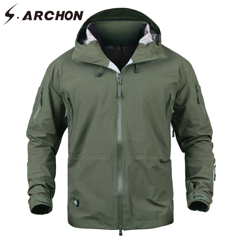 Мужская армейская куртка S.ARCHON Hard Shell водонепроницаемая ветрозащитная
