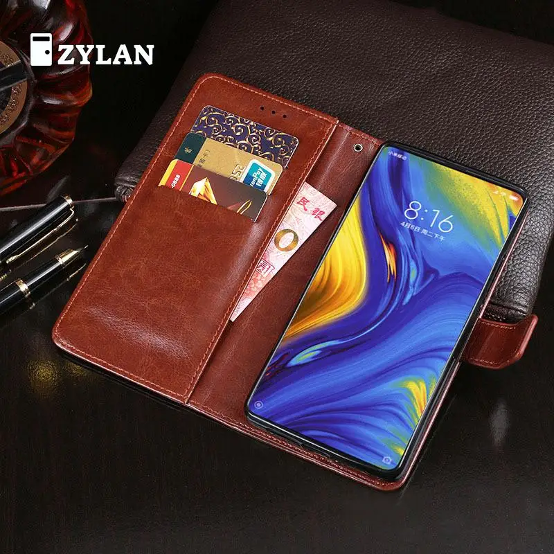 ZYLAN для Xiaomi Mi Mix 3 чехол Флип кожаный кошелек Coque Mix3 глобальной версии Fundas &