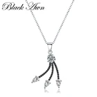 Романтическое ожерелье-слайдер из 100% стерлингового серебра 925 пробы, Женские Ювелирные изделия, украшения в виде капли воды, женские ожерелья и подвески P097