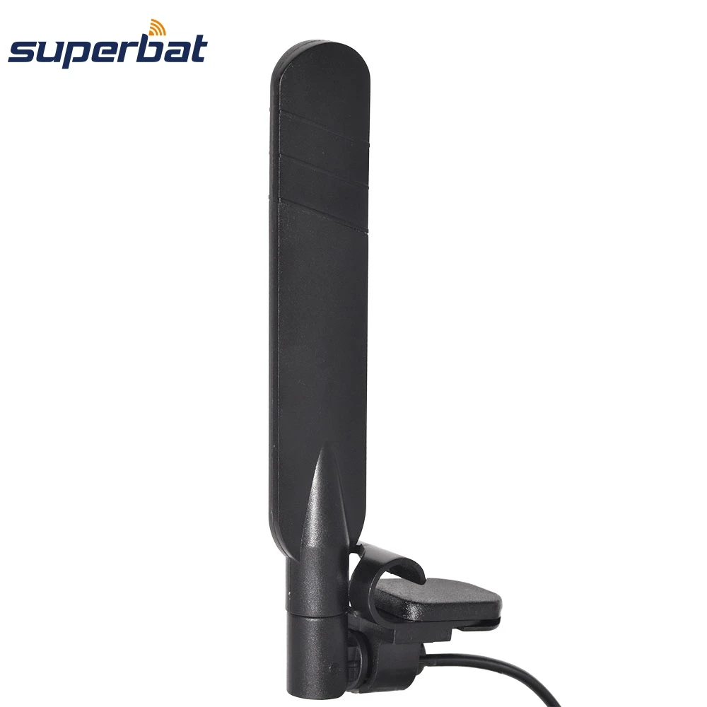 Superbat WiFi антенна зажим/лезвие 2 4 ГГц 5dBi бустер для 802.11b/g Cardbus беспроводная карта RP SMA