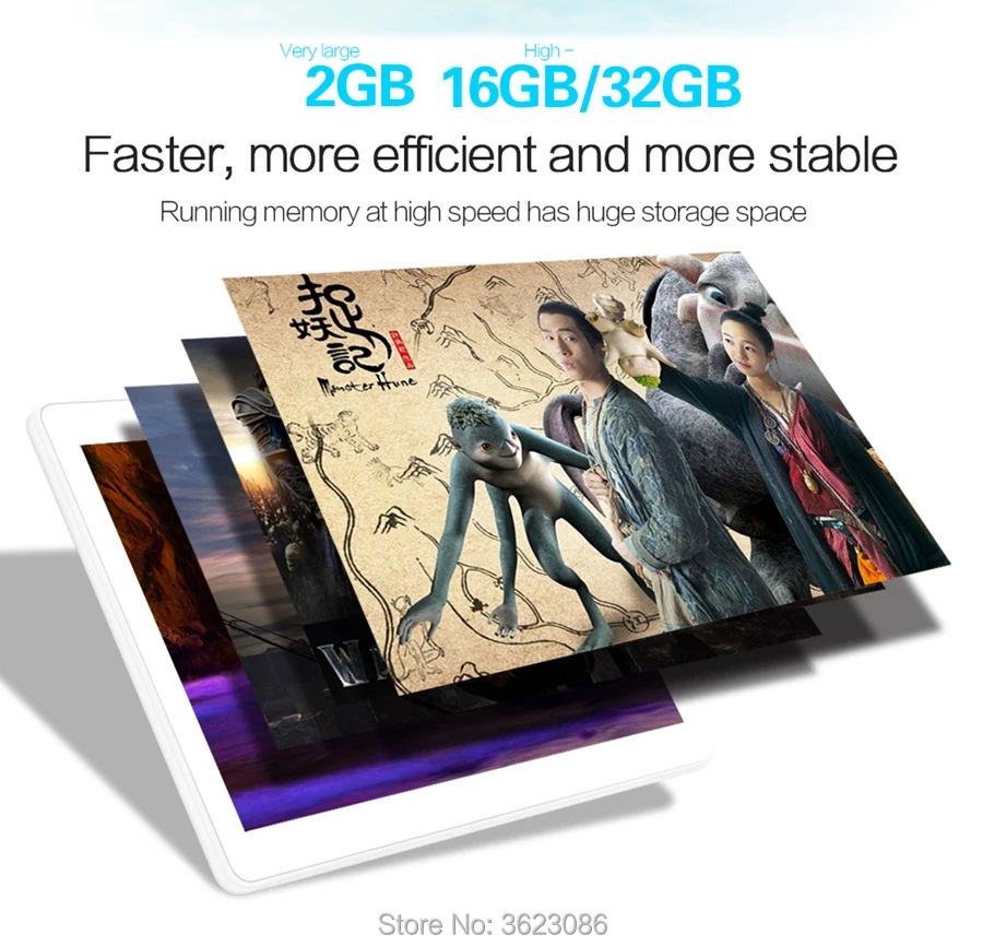 10-дюймовый планшет 1280X800 ips четырехъядерный ОЗУ 2 Гб ПЗУ 32 Гб МП Android7.0 gps 10 дюймов 3g MTK6580 две sim-карты телефонные звонки планшеты ПК