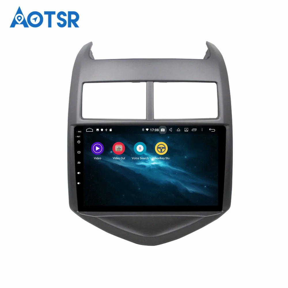 DSP Android 9 64G Автомобильный gps-навигация dvd-плеер мультимедиа для Chevrolet Chevy Aveo Sonic 2011-2016
