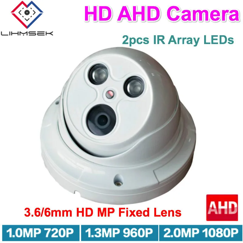 Lihmsek Бесплатная доставка 2MP 1080P HD AHD Sony IMX222 NVP2441H 2000TVL 3 6/6 мм мегапиксельная линза ИК