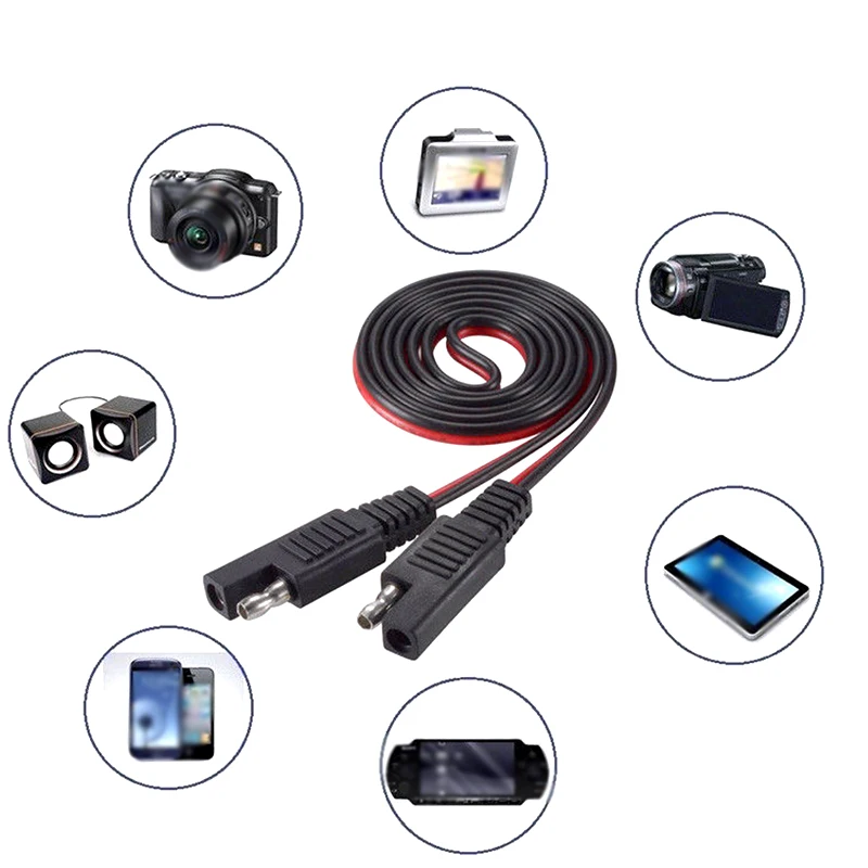 Прочный автомобильный мотоцикл легко использовать 12-24 в SAE к USB UV двойной порт