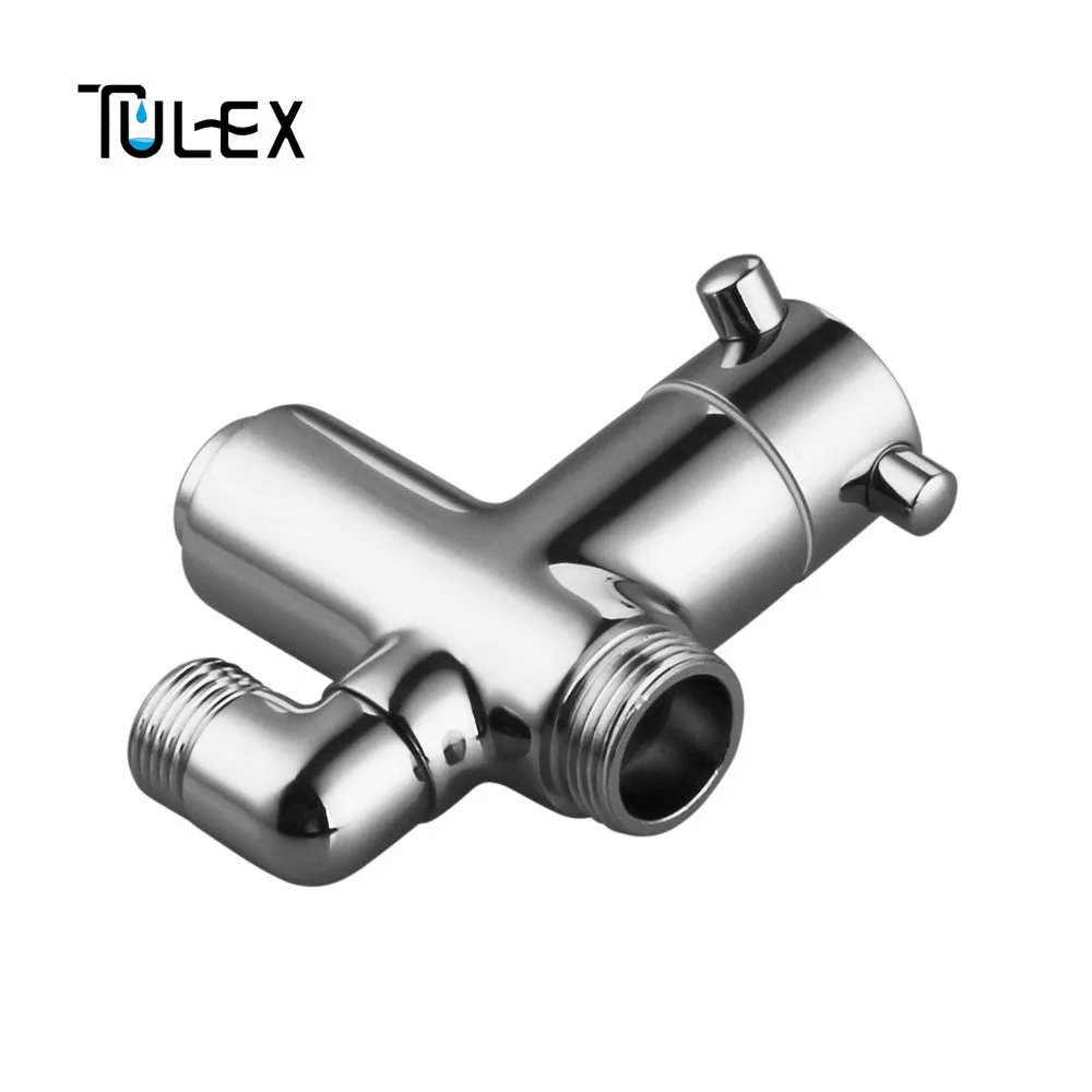 TULEX душевой переключатель, 3 способа, душевой рычаг, переключатель, 3 функции, смеситель для душа, латунный корпус, хромированные аксессуары для ванной комнаты