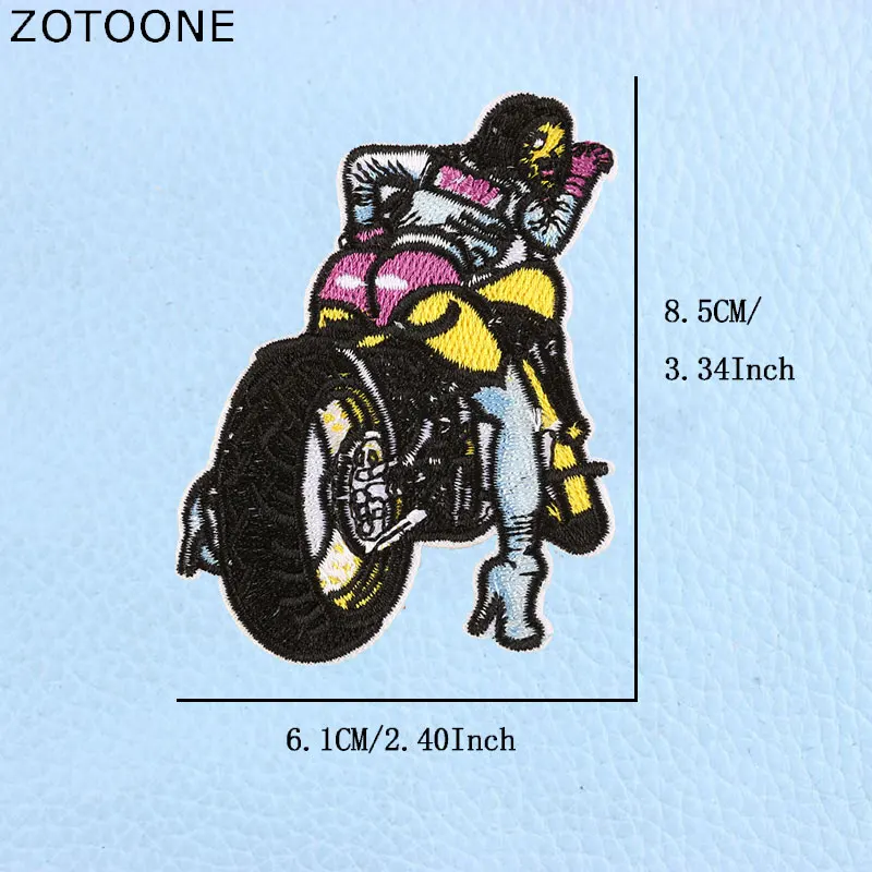 ZOTOONE 1 шт. нашивки странные вещи для одежды Железный значок на мотоцикле секс