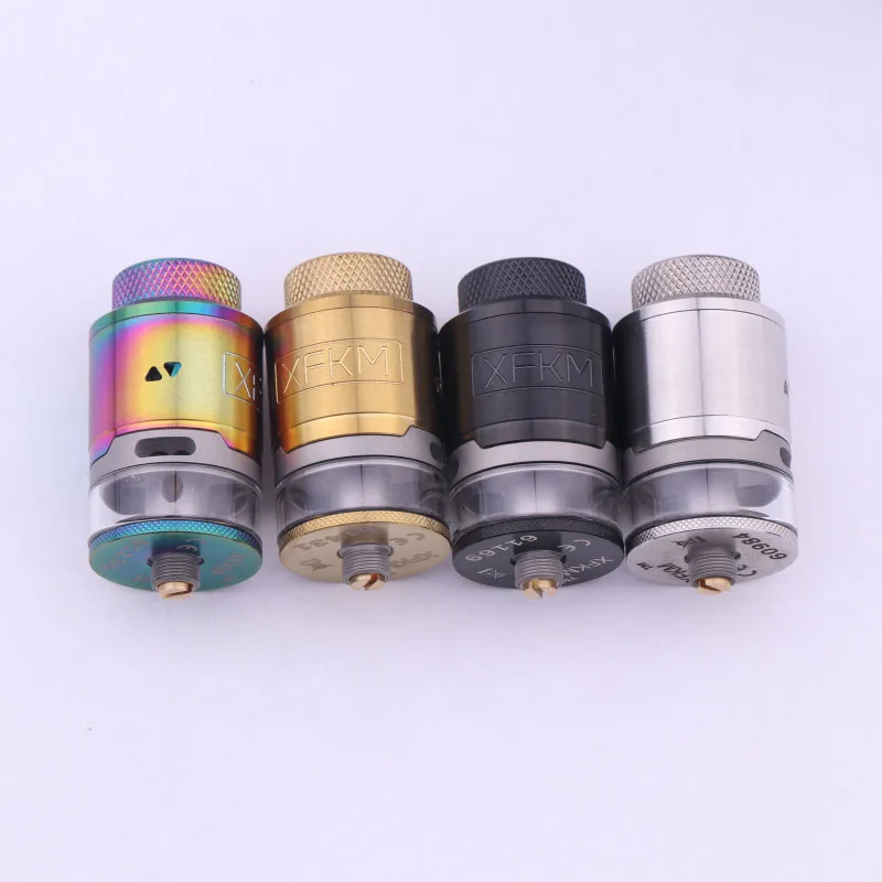 Новый XFKM 24 мм RDTA DIY двойные катушки 3 мл Большой Емкости Распылитель 510 Резьбовая
