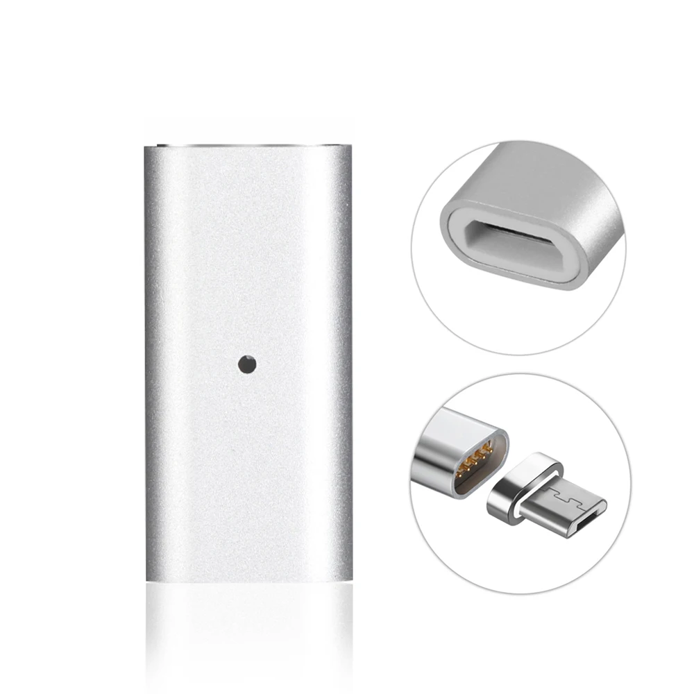 Магнитный адаптер для зарядки Micro USB Type C 3 в 1 шт. Android IOS высокое качество