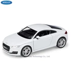 WELLY 1:24 Audi 2014 Audi TT Coupe имитация сплава Модель автомобиля ремесла украшения Коллекция игрушечных инструментов в подарок