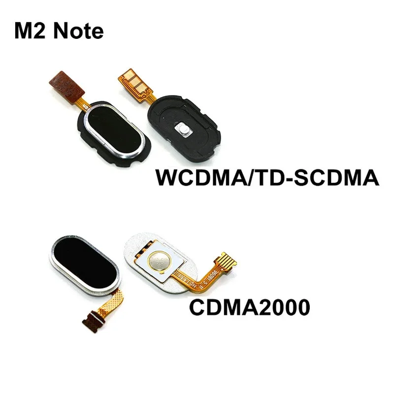 

New M2note Home Button Touch ID Sensor Key For Meizu M2 Note Replacement Parts FingerPrint Button Flex Cable
