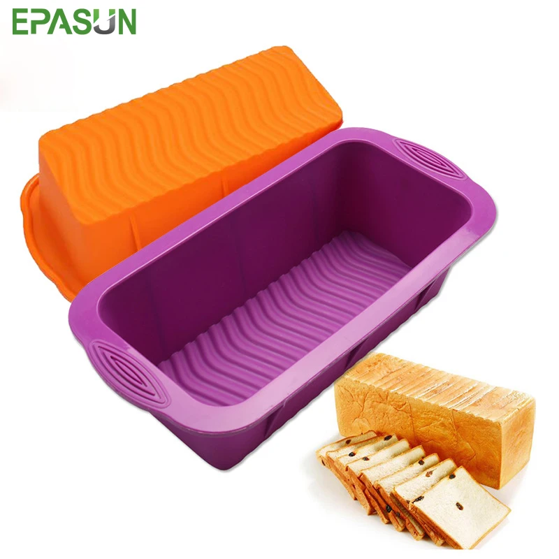 Силиконовая форма для выпекания хлеба EPASUN прямоугольная 3D тостов восемь форм