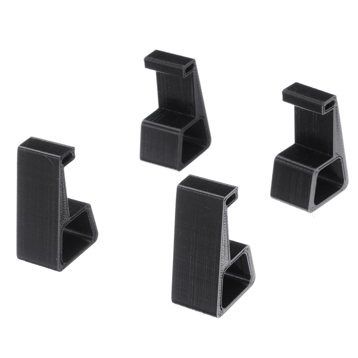 Black slim Черный/белый ABS настенный держатель для PS4 PRO для PS4 Slim для Playstation 4 3D Печатный контроллер игровой коврик подставка базовый держатель - Цвет: Black slim