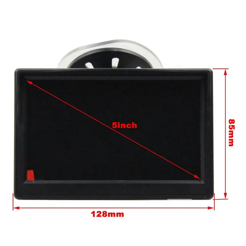 DIYSECUR 5 &quotTFT lcd резервный автомобильный монитор заднего вида с присоской как RCA так