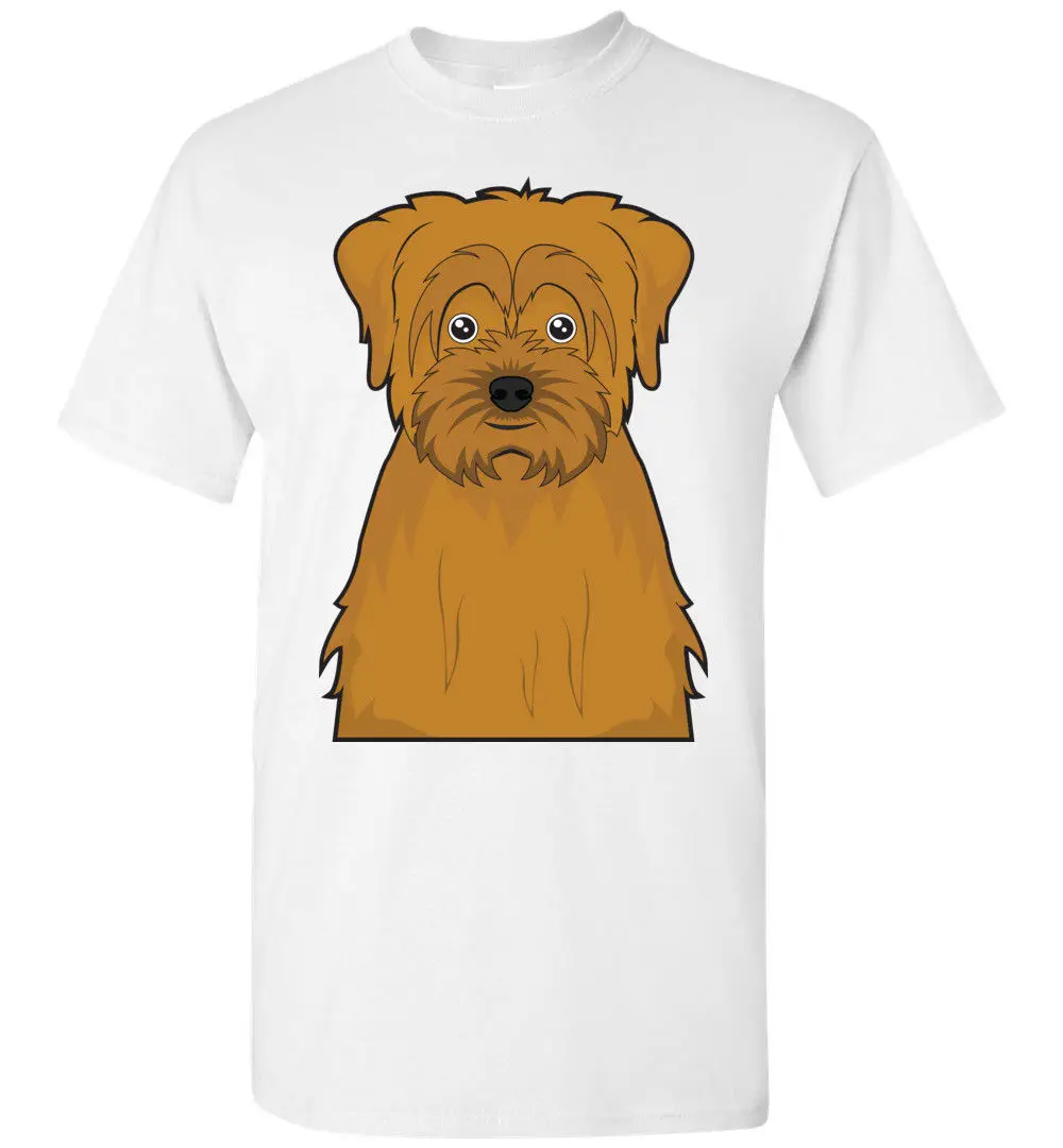 Norfolk Terrier Dog Cartoon T-Shirt Tee - Men Women Youth Kids top Long | Мужская одежда