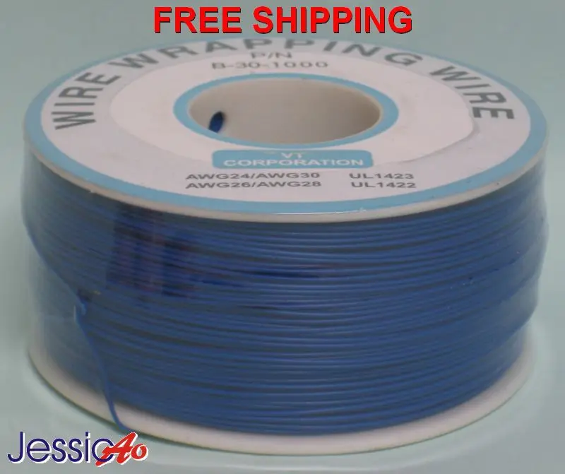 Монтажный провод разъем для печатной платы прыгать медный PVC 30 AWG 210 м PCB линия