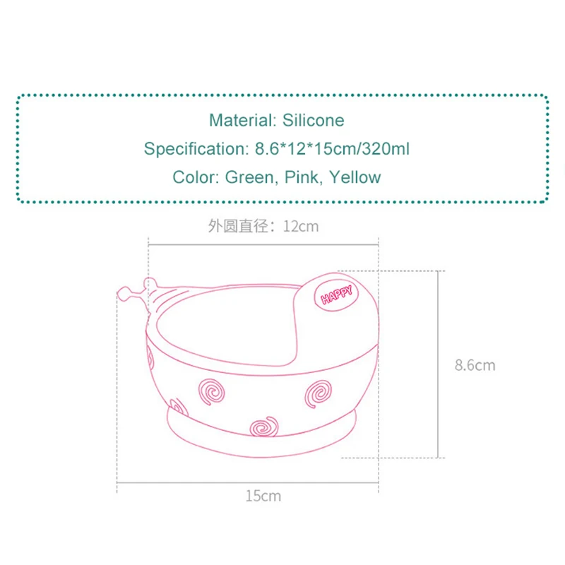 Feeding Food Plate Placemat Suction Sucker Mat Pads Tableware Fixed Non Slip Coaster Baby Bowl Cup Anti slip | Мать и ребенок
