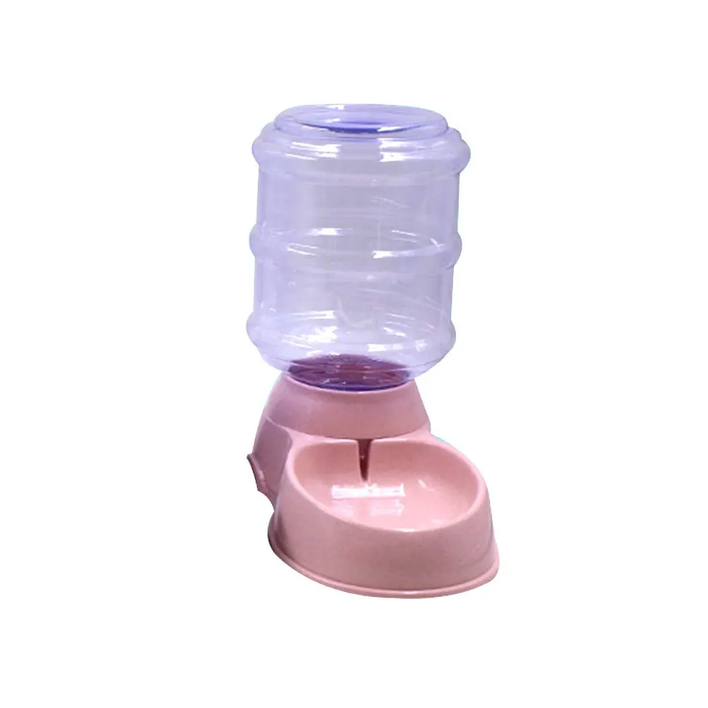 Light Pink Waterer Pet автоматический диспенсер для воды 3.5L гравитационный питатель для домашних животных водонагреватель для кошек Миска Для Кормления Собаки питьевая вода/автоматическая Feediing - Цвет: Light Pink Waterer