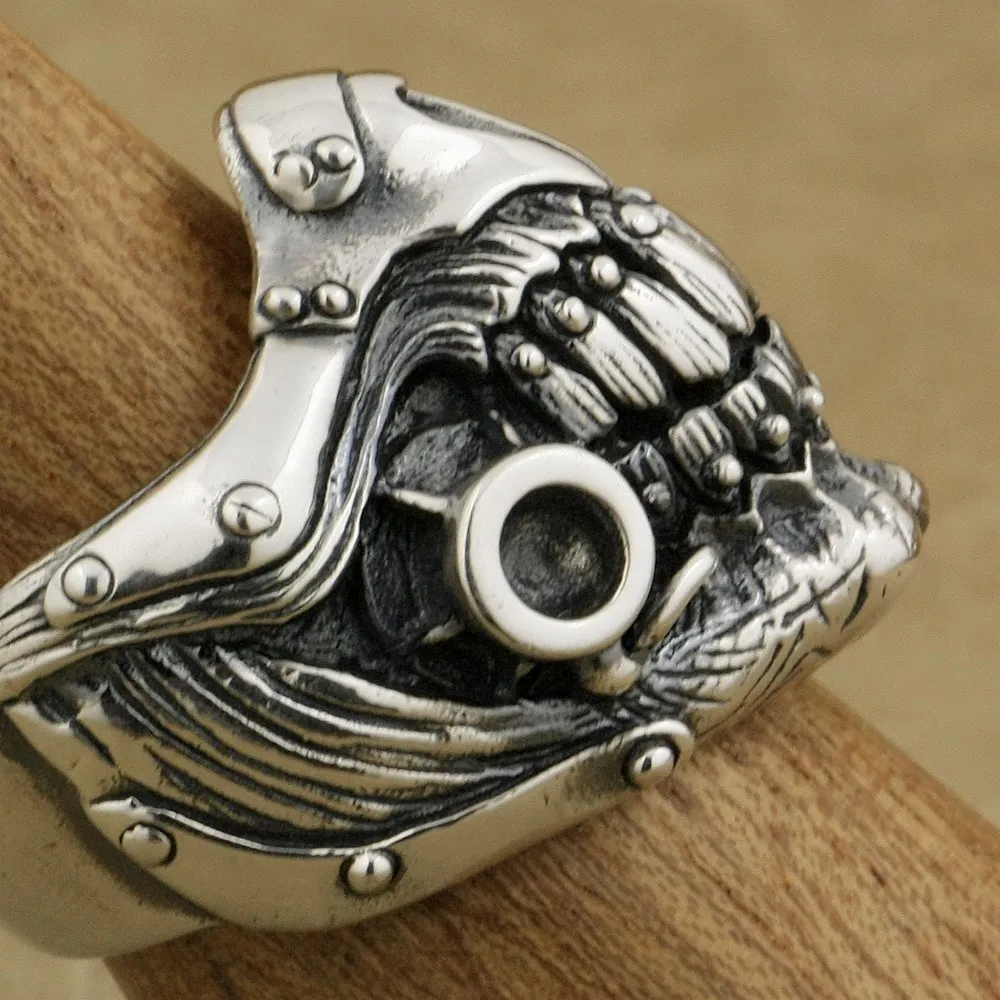 LINSION MAD MAX бессмертный джо кольцо женское серебряное мужское байкерское панк