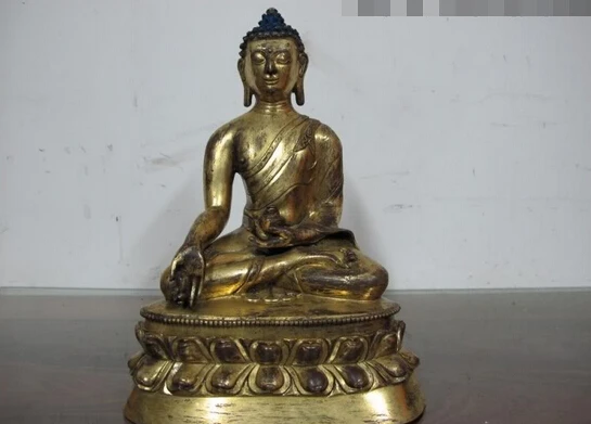 Оптовая продажа фабрики 100% чистая бронза 24K золото позолота Тибетский буддизм