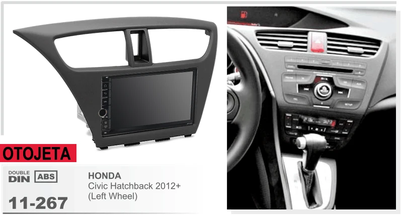 Navirider gps Bluetooth стерео android 9,1 Автомобильный мультимедийный для Honda Civic Хэтчбек 2012 левое колесо Navi Радио+ камера+ carplay