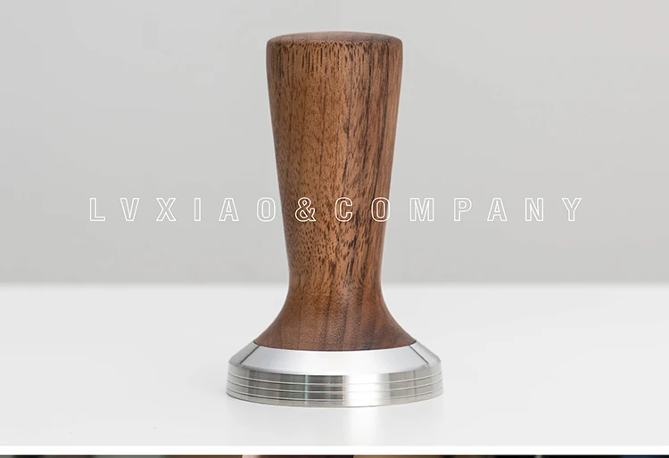 watchget Coffee TAMPER 280g Walnut/stainless steel