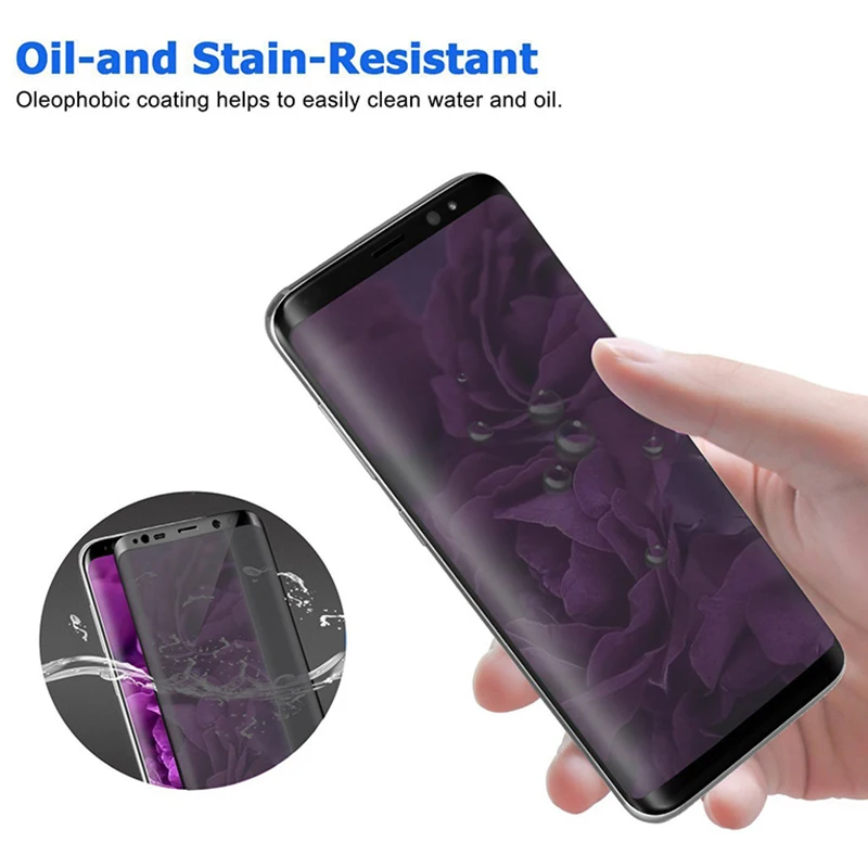 Закаленное Полноразмерное защитное стекло 3D для экрана Samsung Galaxy S8 S9 S10 Note 8 9 10 Plus Lite