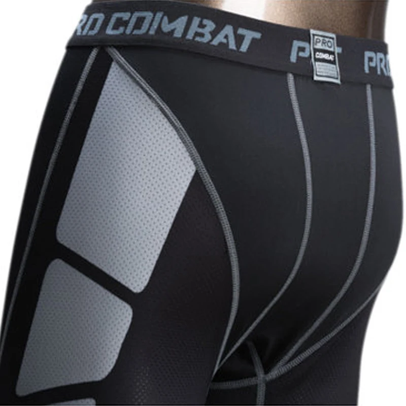 Мужские Компрессионные шорты 2017 короткие для фитнеса быстросохнущие спортивные
