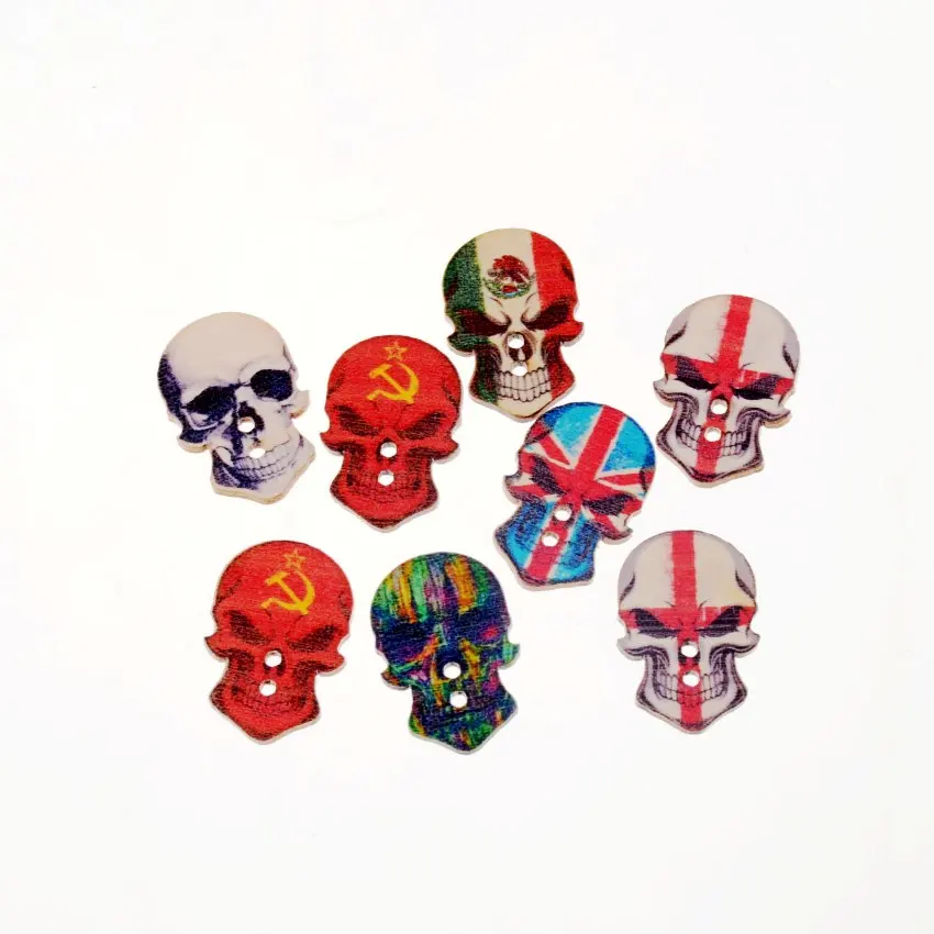 Бесплатная доставка 10 шт. разные цвета в армейском стиле с 2 отверстиями