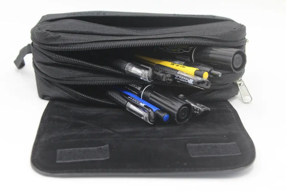 Новинка футляр для карандашей кожаный холщовый органайзер и канцелярских