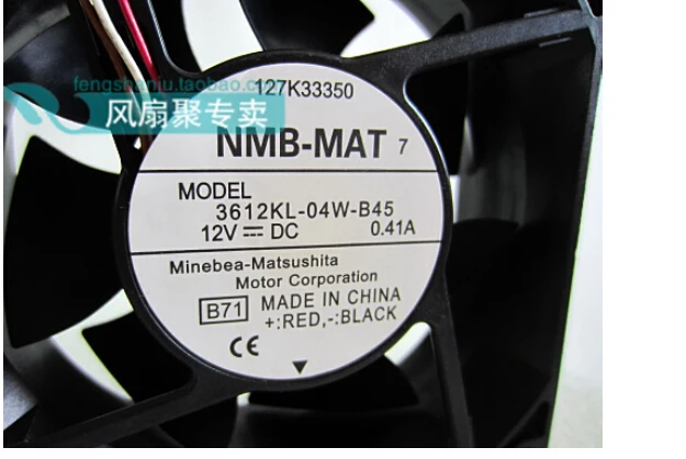 

The original NMB 9cm9032 12V 0.41A 3612KL-04W-B45 92*92*32MM four line copier cooling fan