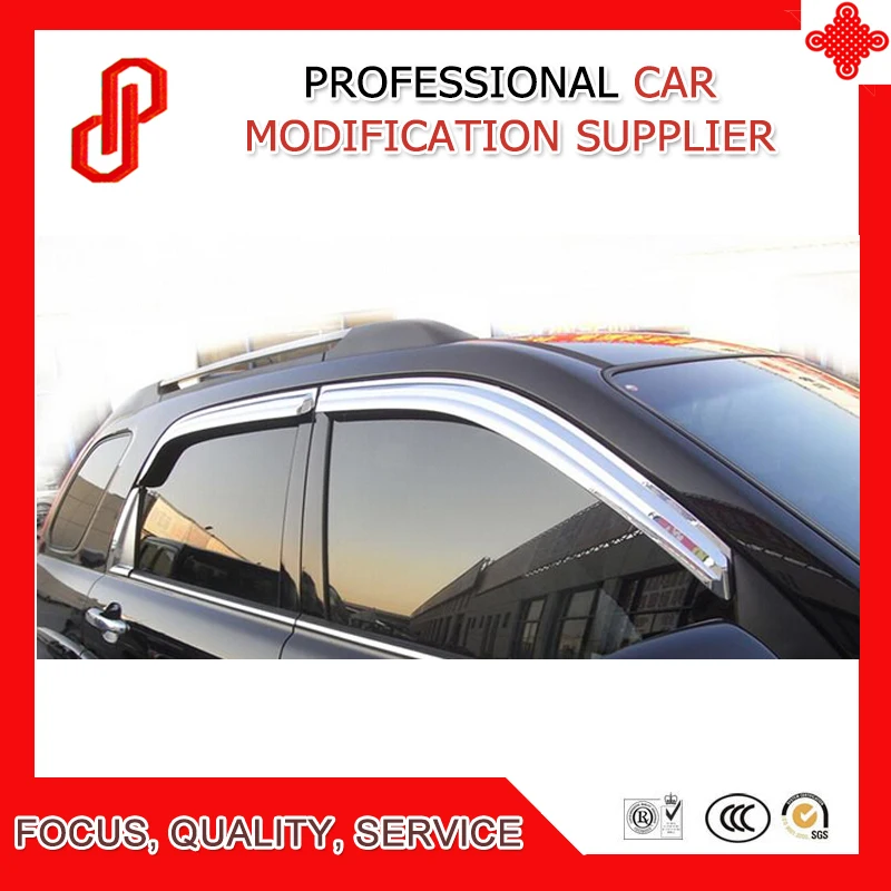 4 шт. Декоративная Обшивка защита от дождя солнца ветра дефлектора оконный