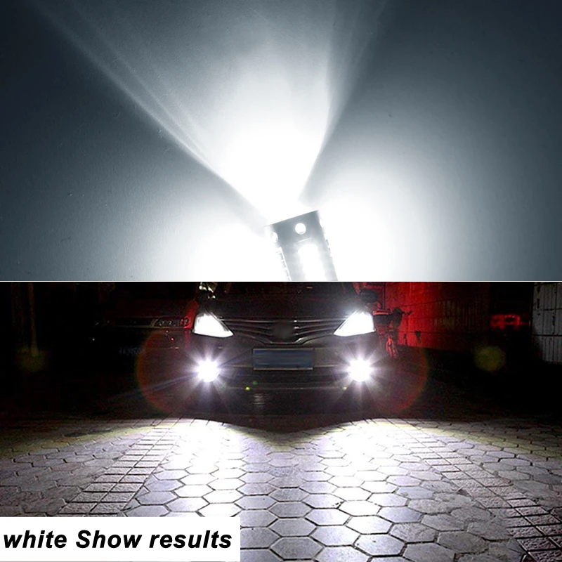 Gzkafolee лампа h1 светодиодная Автомобильная противотуманная фара led buib 800LM 4014 чип для