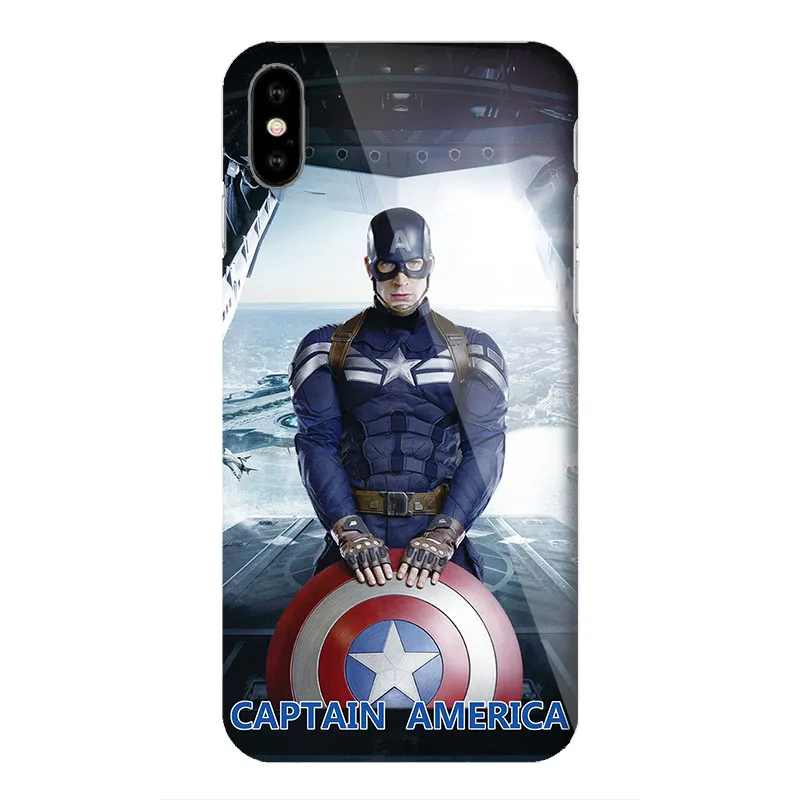 Чехол Marvel Капитан Америка щит супергерой чехол для iPhone XS Max XR X 10 7 8 Plus 6 6s Железный человек паук чехол Аксессуары - Цвет: M11