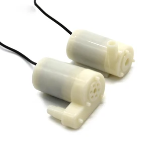 Погружной микронасос с щеточным двигателем, постоянный ток 3 В4,5 в, бесшумный водяной мини-насос для аквариума сделай сам, фонтана с максимальным потоком 100 лч