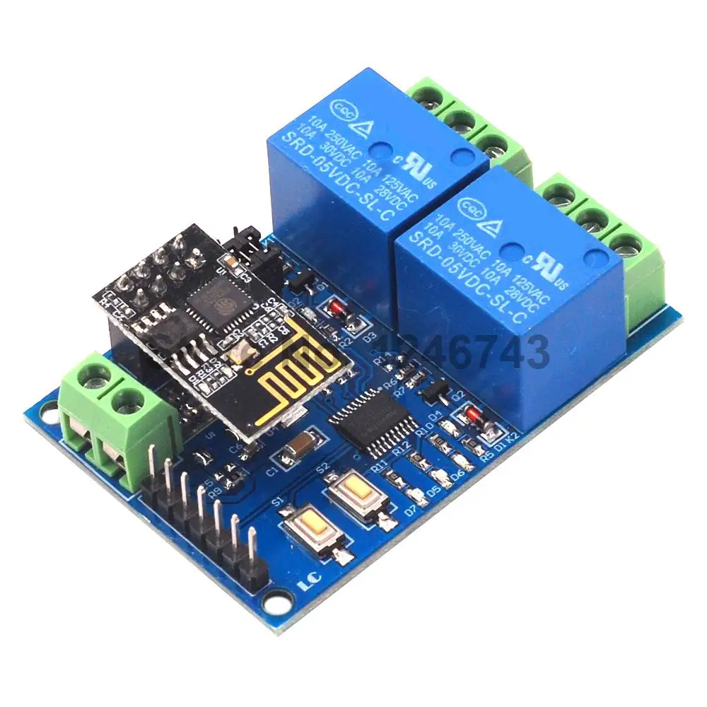 5 V ESP8266 Двойной Wi Fi реле IoT умный дом мобильное приложение удаленного