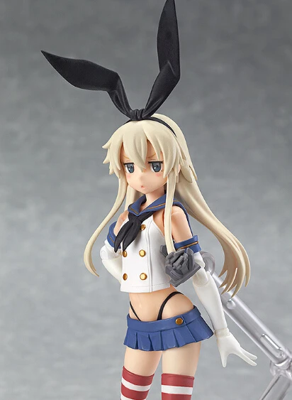 Аниме Kantai коллекция Shimakaze Figma 214 ПВХ фигурка модель игрушки куклы 15 см Y6280